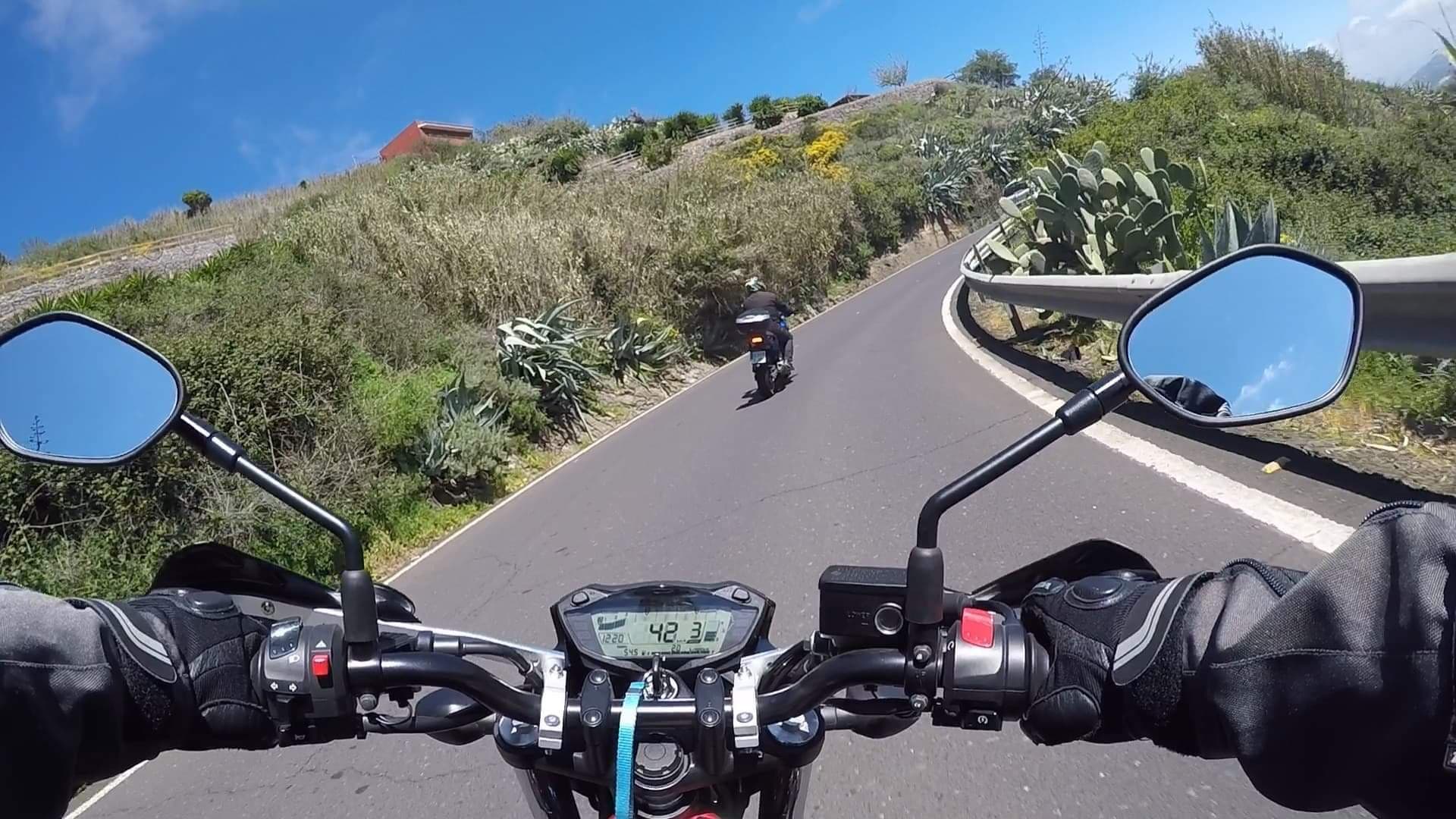 Gran Canaria on a motorcycle